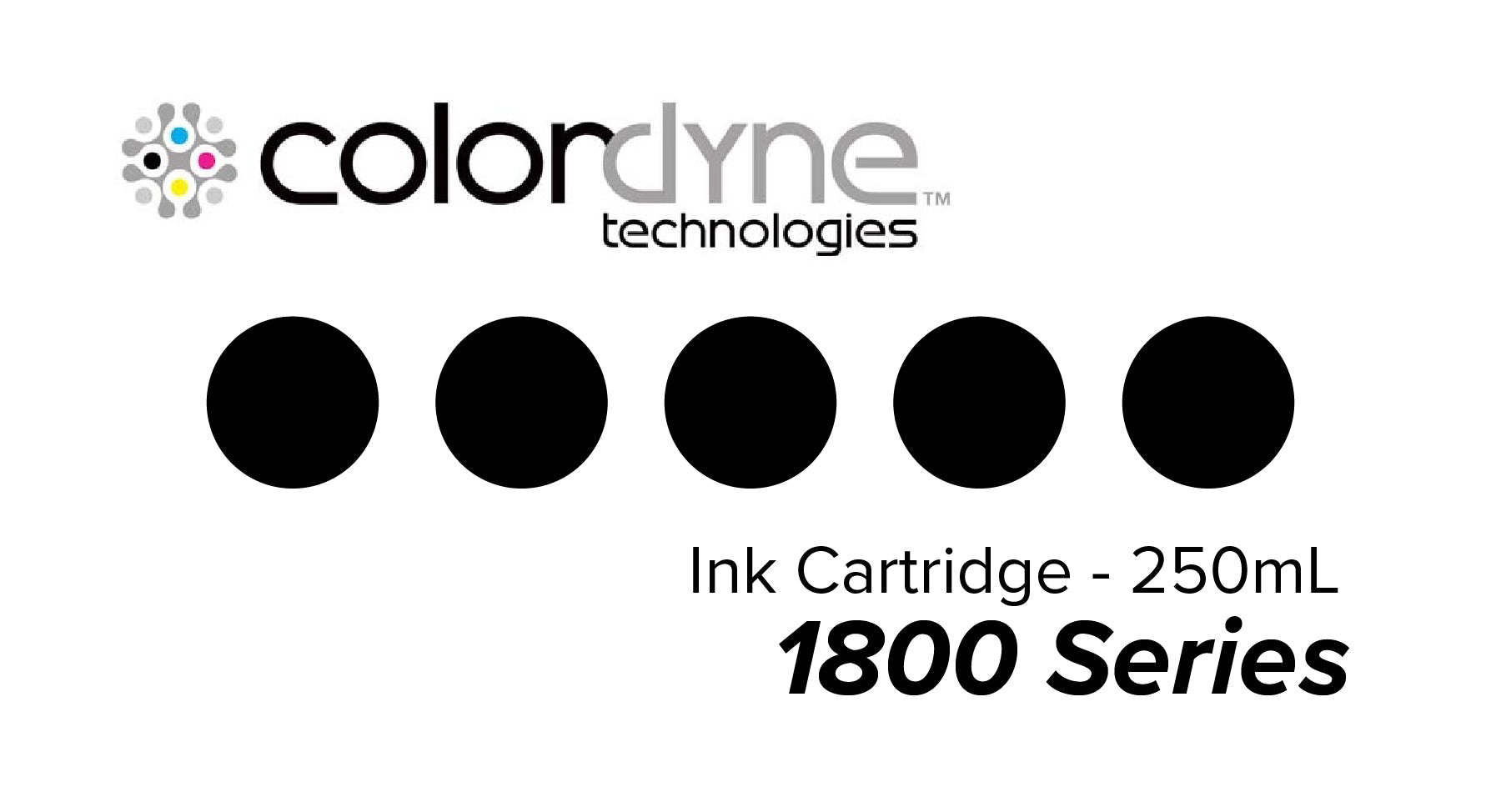 Colordyne 1800 series inks - Black